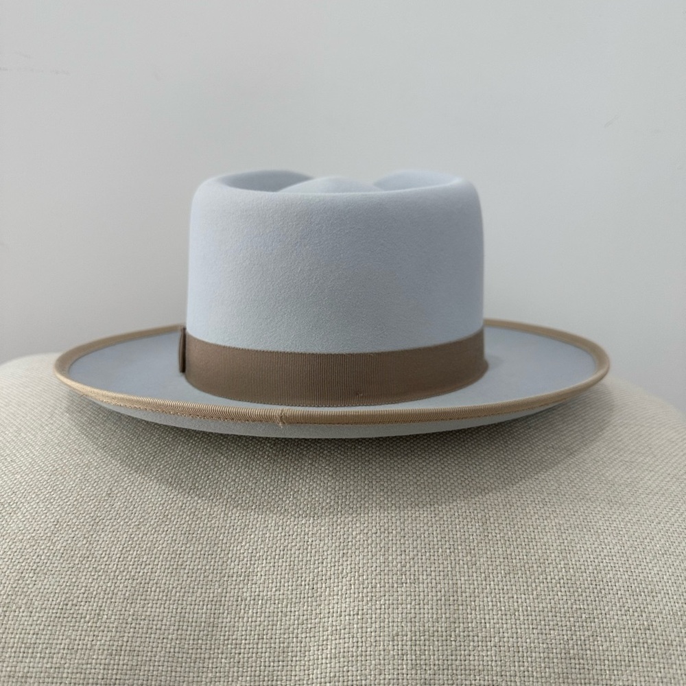 LIMITED EDITION: Goorin Bros River Gray Platinum Fedora - XL - Picture 4 of 8